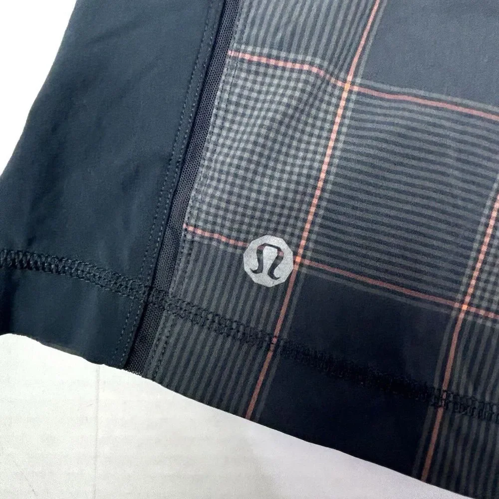 VTG Lululemon Pace Breaker Shorts Lined Plaid 9